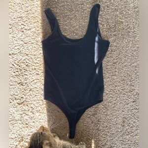 Black tank body suit